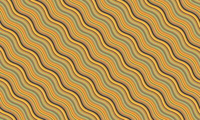 Colorful Wavy Line Pattern with Seamless Vibrant Flow