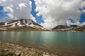 mountain lake landscape