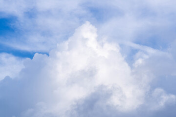 夏の青空と白い雲