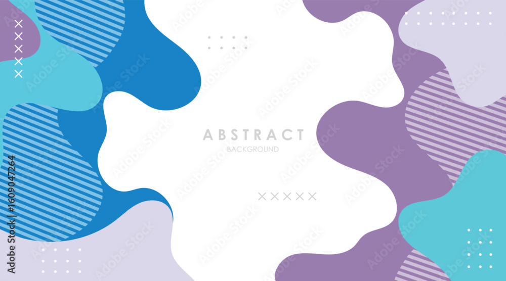 Poster abstract background gradient fluid shapes colorful vector design