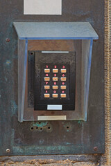 Pin Code House Access Keypad Dial With Cover Protection