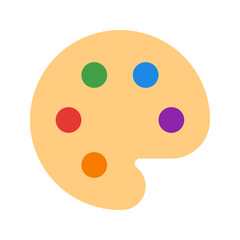 color palette flat icon