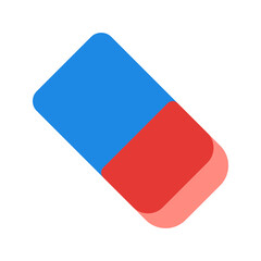 eraser flat icon