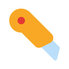 paper cutter flat icon