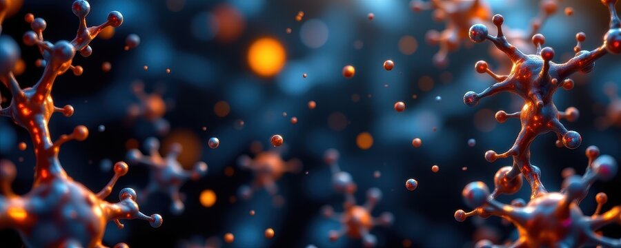 a scientific animation frame showing magnesium ions protecting neurons from oxidative stress bright modern design