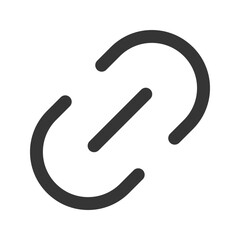 link flat line icon