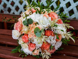 Flower boquet for a wedding