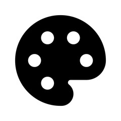 color palette glyph icon