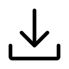 download glyph icon