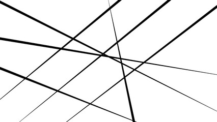 Abstract white background with random black lines, nervures de Feuillet mores, fond rectangle and geometric