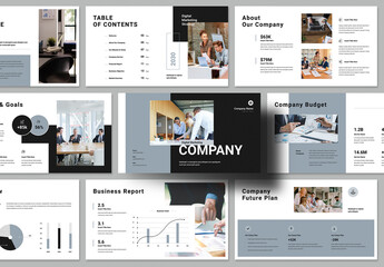 Company Profile Presentation Layout