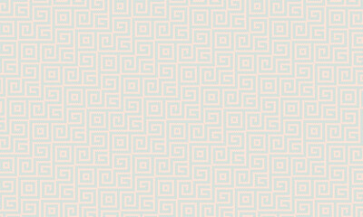Seamless African Geometric Pattern with Traditional Pixel Spiral Motif