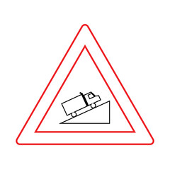 Triangle of Traffic Sign Upgrade Ahead