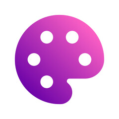 color palette gradient icon