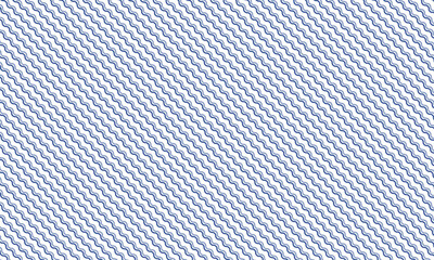 Abstract Seamless Wavy Line Pattern with Bold Repetitive Design