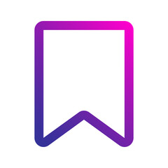 bookmark gradient icon