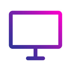 computer gradient icon