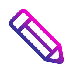 pencil gradient icon
