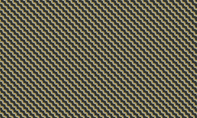 Abstract Seamless Wavy Line Pattern with Bold Repetitive Design