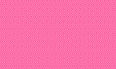 Seamless African Geometric Pattern with Traditional Pixel Spiral Motif