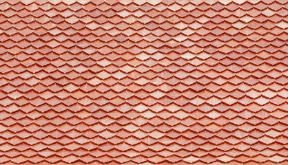 Pattern of roof tiles texture background