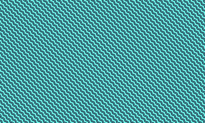 Abstract Seamless Wavy Line Pattern with Bold Repetitive Design