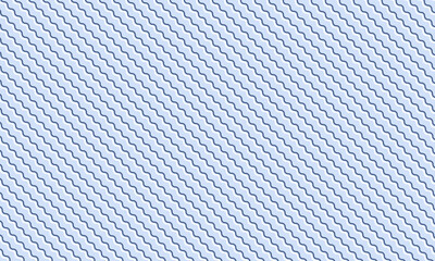 Abstract Seamless Wavy Line Pattern with Bold Repetitive Design