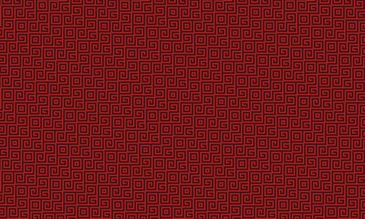 Fototapeta premium Seamless African Geometric Pattern with Traditional Pixel Spiral Motif