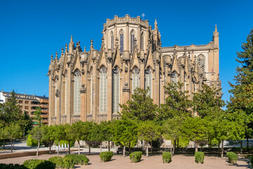 Cathedral Maria Inmaculada in Vitoria-Gasteiz, Basque Country, Spain