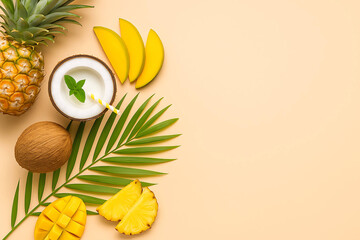 exotic tropical fruit