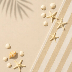 sea shells on sand