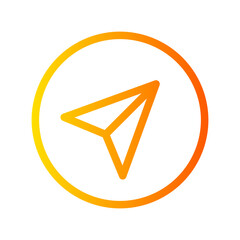 send gradient icon