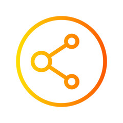share gradient icon