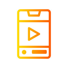 video gradient icon
