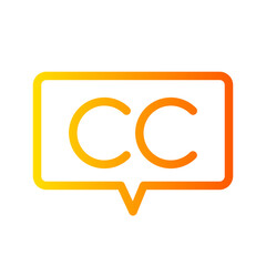 subtitle gradient icon