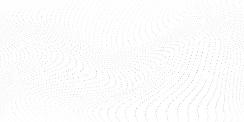Vector abstract halftone dot pattern background with diagonal optical illusion lines. Monochrome black and white dotted texture for retro pop art design, comic book effect. vector