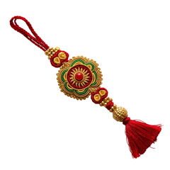 Beautiful Raksha Bandhan rakhi on white background png