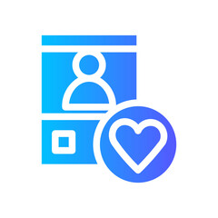 heart gradient icon