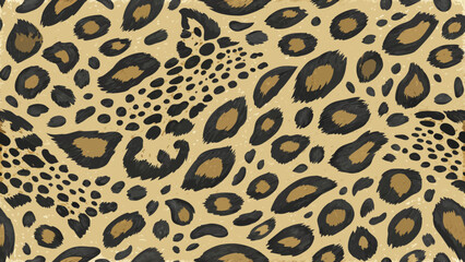 Exotic Leopard Skin Seamless Pattern SVG Download

