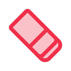 eraser outline fill icon