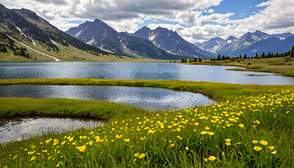 Le paradis des fleurs jaunes