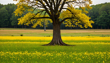Le paysage verdoyant