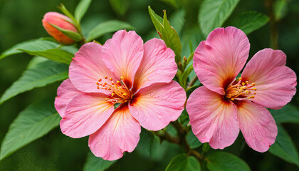 Le charme des fleurs tropicales
