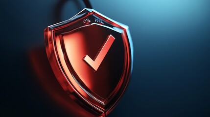 3D security guaranteed badge icon representing verified protection safety certification or product trust in online transactions