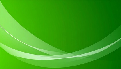 Abstract, vibrant green background with soft, flowing white curves