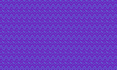 Traditional African Seamless Pattern with Pixelated Tribal Stripes and Geometric Shapes