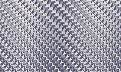 Traditional African Seamless Pattern with Pixelated Tribal Stripes and Geometric Shapes