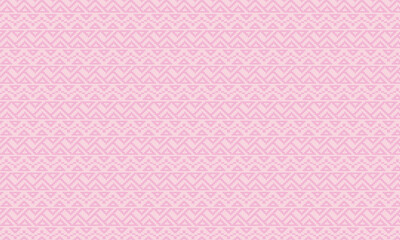 Traditional African Seamless Pattern with Pixelated Tribal Stripes and Geometric Shapes