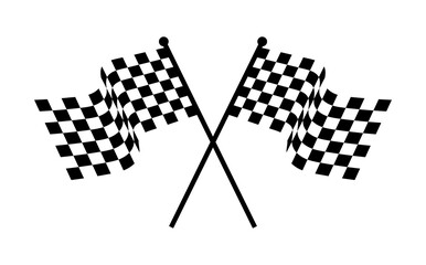 Race Flag Design Vector Illustration
