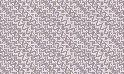 Traditional African Seamless Pattern with Pixelated Tribal Stripes and Geometric Shapes
